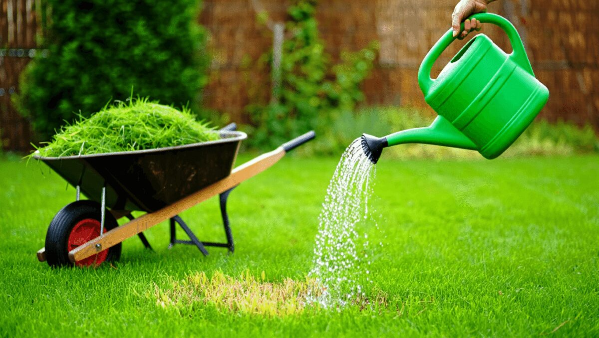 L’astuce des jardiniers pour garder un gazon vert tout l’été