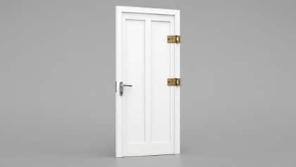 Cette erreur abîme les charnières de porte