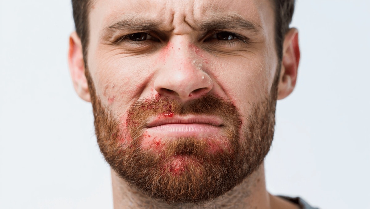 Santé des hommes – 19 févr. 2024Pourquoi ma barbe me gratte ?Mais pourquoi la barbe gratte-t-elle et que peut-on faire pour y remédier ? Nos dermatologues vous répondent.En savoir plus