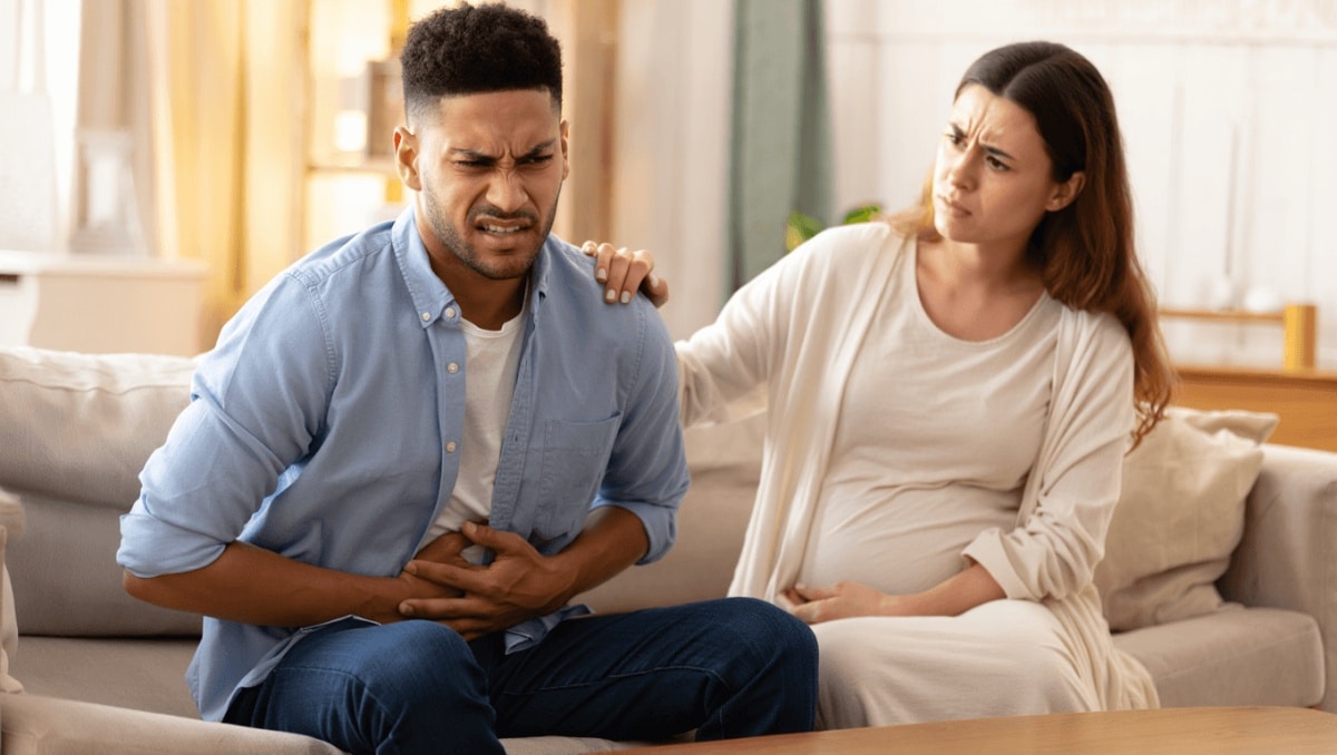 Fertilité et grossesse – 4 oct. 2023Couvade : tout savoir sur ce phénomène qui touche les futurs pèresNos médecins généralistes et gynécologues vous expliquent les symptômes de ce syndrome peu commun et comment il peut influencer la vie des futurs pères.En savoir plus