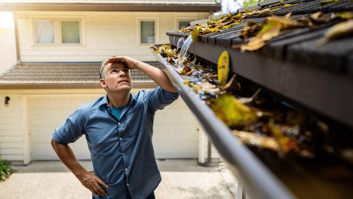 Comment nettoyer efficacement une gouttière sans monter sur le toit