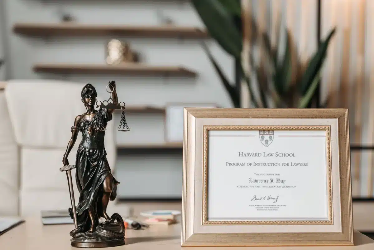 Un professionnel qualifié en psychothérapie présentant ses diplômes et qualifications à un patient potentiel.