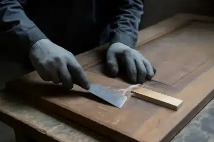 7 astuces pour réparer une porte en bois pourrie sans la remplacer