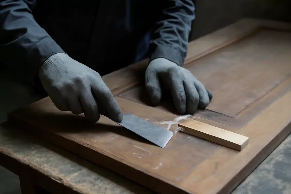 7 astuces pour réparer une porte en bois pourrie sans la remplacer