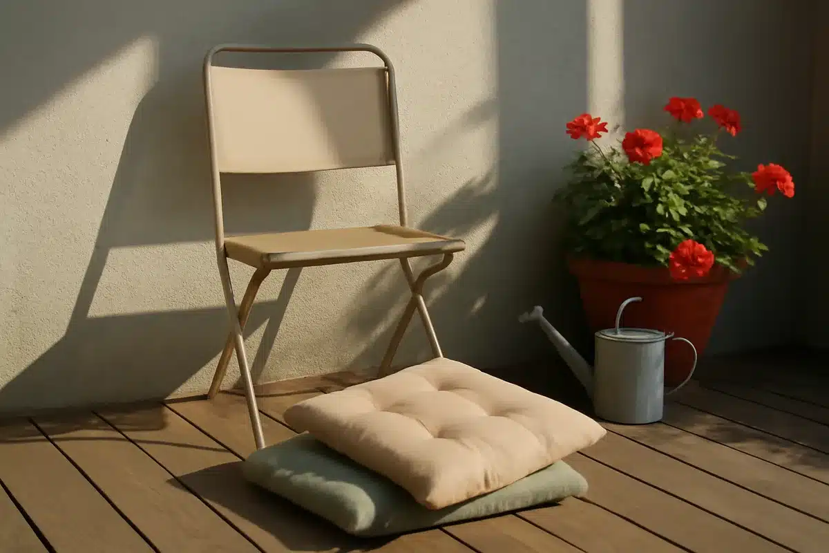 Comment empêcher durablement les coussins de jardin de se déformer ?