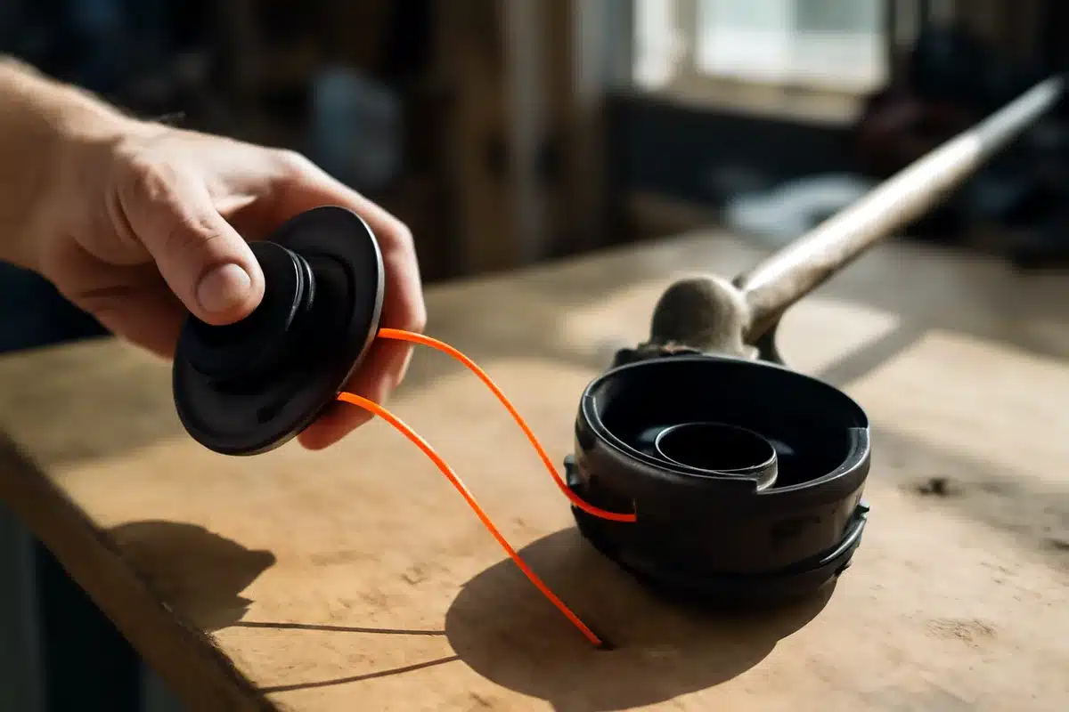 Comment changer le fil nylon d'un rotofil facilement et pas cher ?