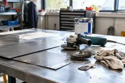 Comment préparer une tôle d'acier brute avant peinture, soudure et pliage ?