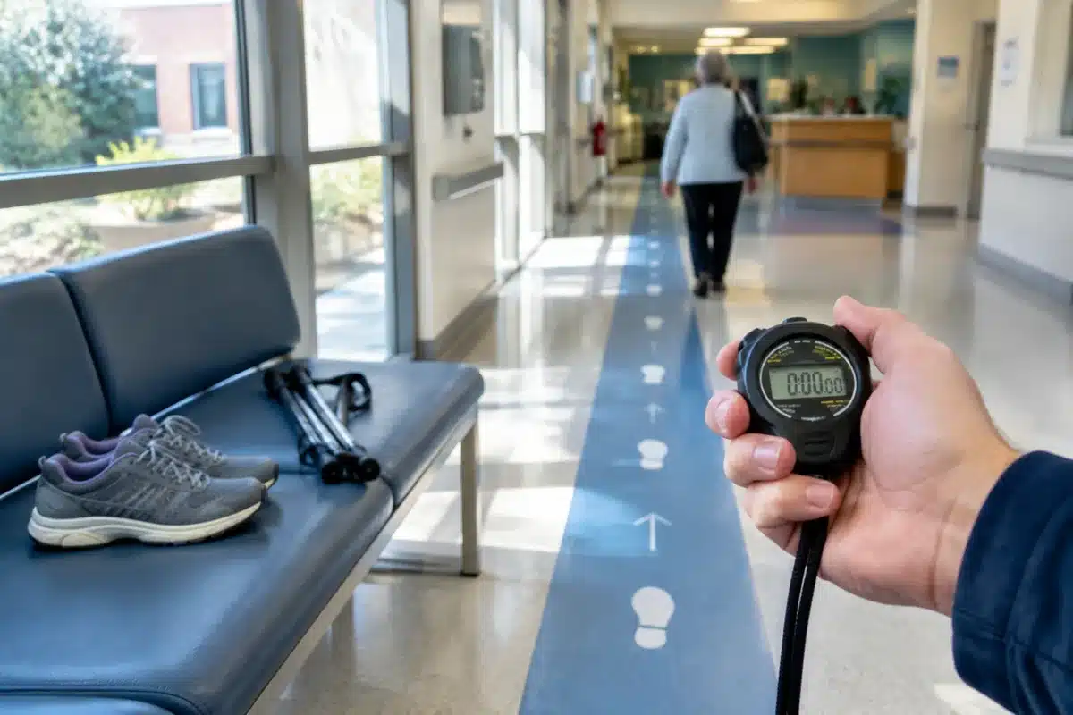 Qu'indique le test de marche de 6 minutes (6MWT) chez les personnes de plus de 60 ans ?